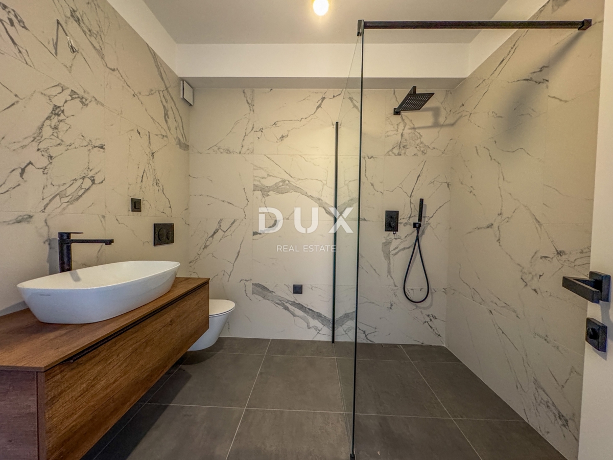 ABBAZIA, CENTRO - lussuoso appartamento in un nuovo edificio con garage e vista panoramica sul mare