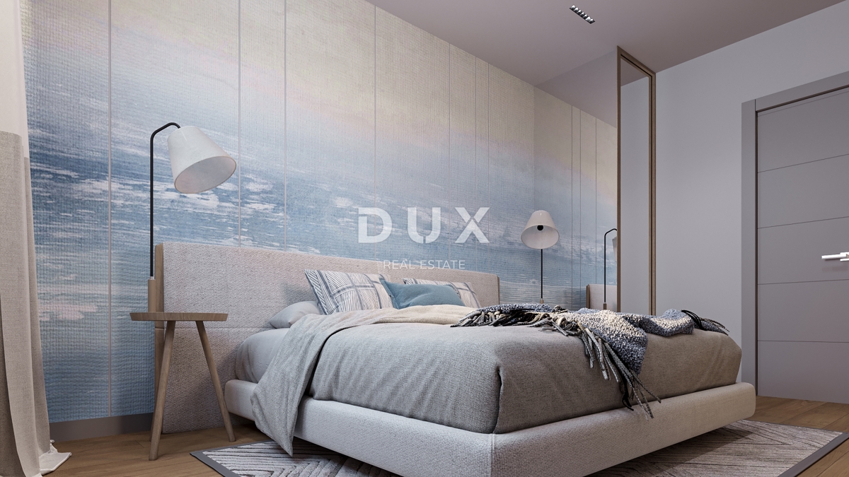 RIJEKA, KANTRIDA - Appartamento di 118 m2 in un lussuoso edificio di nuova costruzione a soli 250 metri dal mare con garage e vista panoramica sul mare