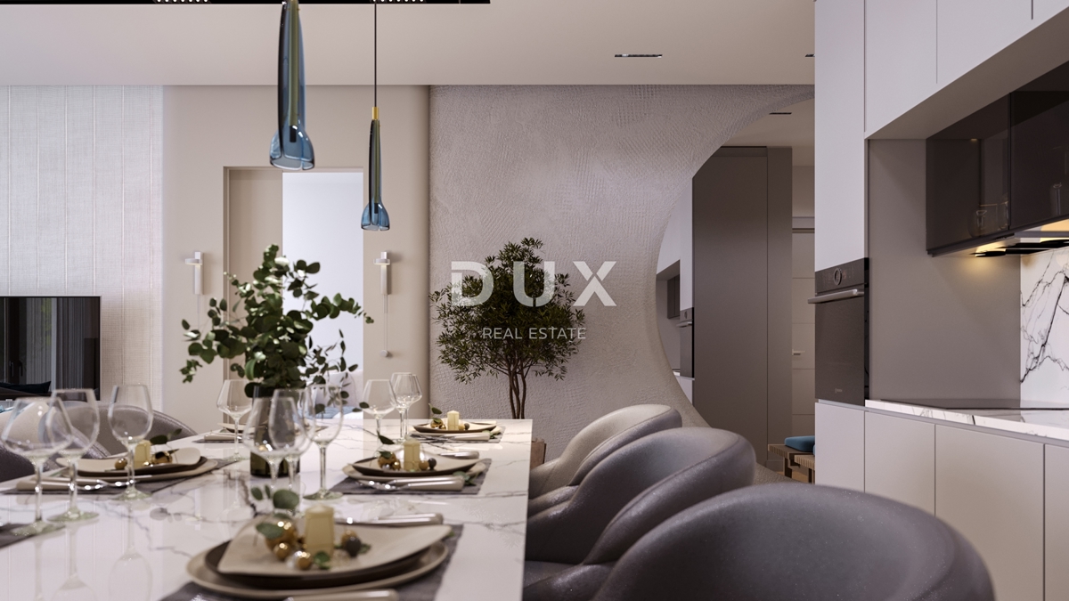 RIJEKA, KANTRIDA - Appartamento di 118 m2 in un lussuoso edificio di nuova costruzione a soli 250 metri dal mare con garage e vista panoramica sul mare