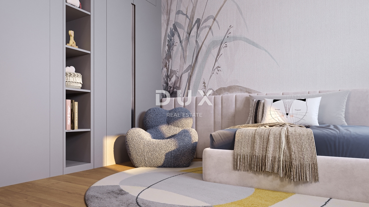 RIJEKA, KANTRIDA - Appartamento di 118 m2 in un lussuoso edificio di nuova costruzione a soli 250 metri dal mare con garage e vista panoramica sul mare