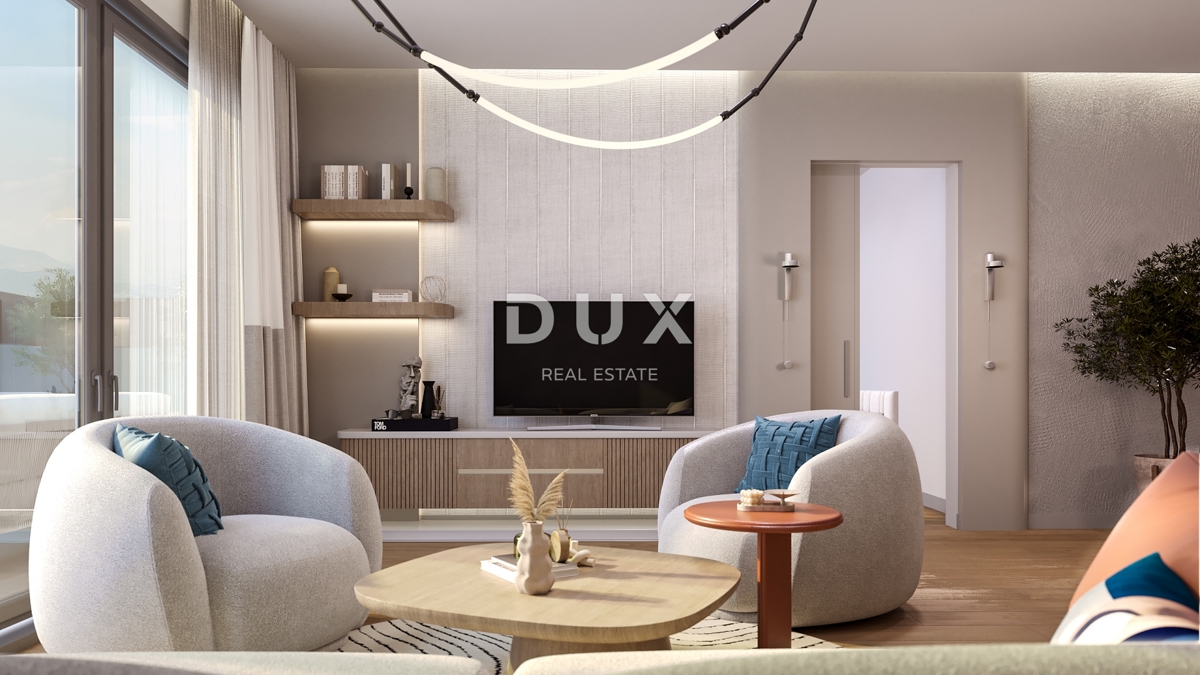 RIJEKA, KANTRIDA - Appartamento di 118 m2 in un lussuoso edificio di nuova costruzione a soli 250 metri dal mare con garage e vista panoramica sul mare