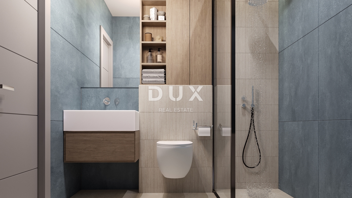 RIJEKA, KANTRIDA - Appartamento di 118 m2 in un lussuoso edificio di nuova costruzione a soli 250 metri dal mare con garage e vista panoramica sul mare