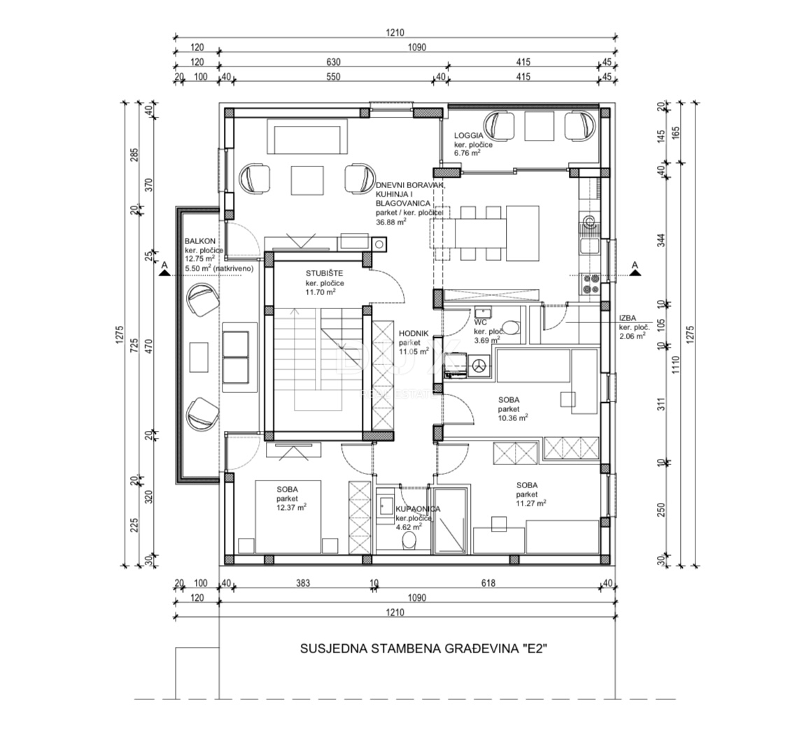 SAMOBOR, CENTRO - appartamento moderno in un nuovo edificio!