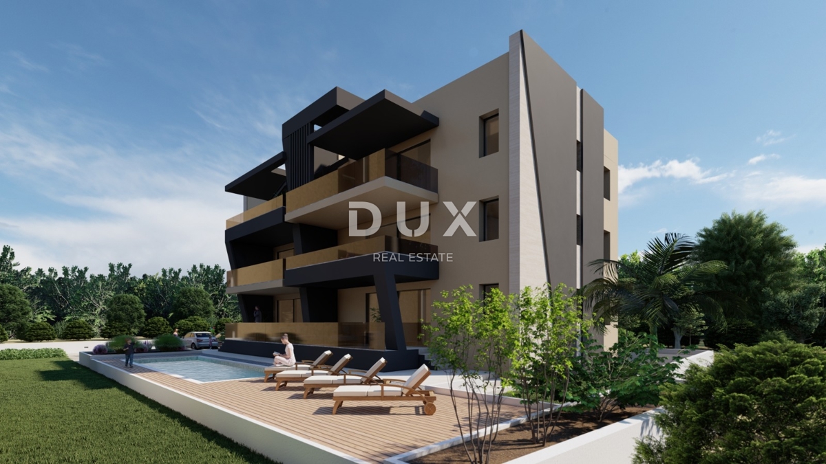 ZADAR, SUKOŠAN - Nuova costruzione di alta qualità! Riscaldamento a pavimento, piscina riscaldata, a 120 metri dal mare...! S3