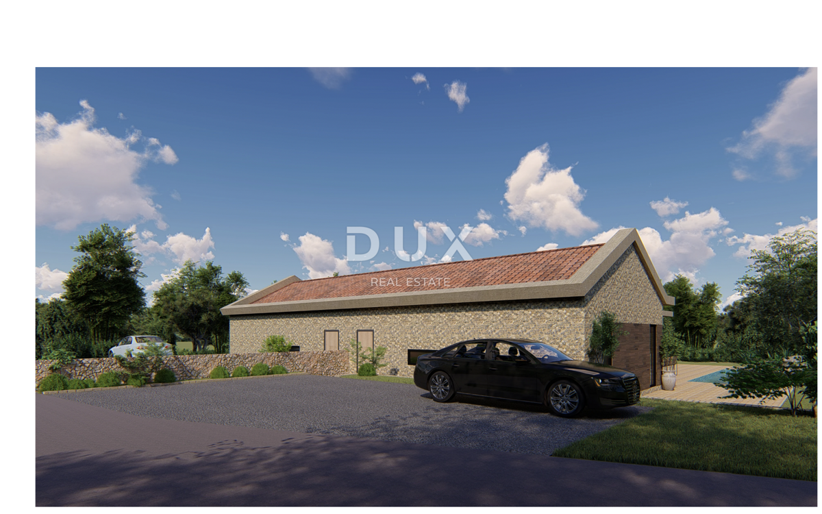 ISTRIA, BARBAN - Terreno edificabile con permesso di costruire per una casa bifamiliare con piscina