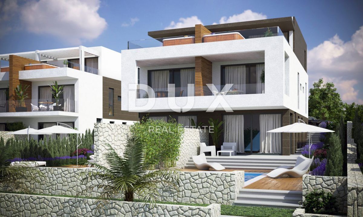 ISOLA DI PAG, NOVALJA - Attico a due piani con terrazza sul tetto