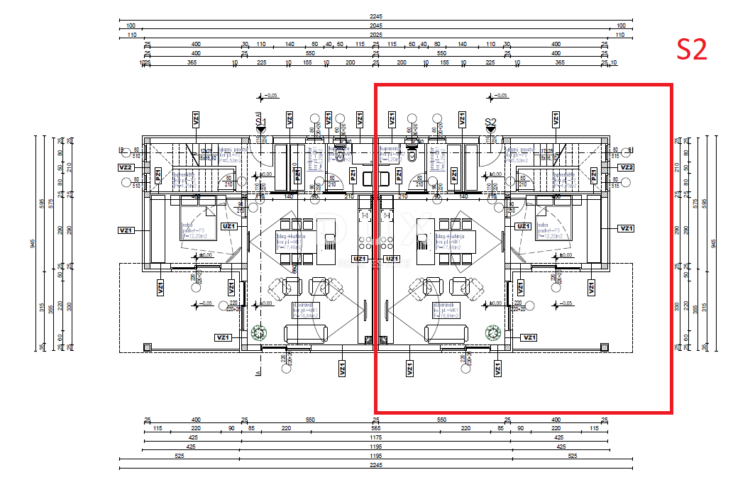 SEBENICO, VODICE - Casa bifamiliare con piscina e vista panoramica sul mare e su Vodice