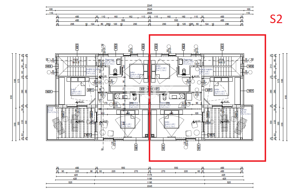 SEBENICO, VODICE - Casa bifamiliare con piscina e vista panoramica sul mare e su Vodice