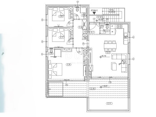 ABBAZIA, LOVRAN - attico di lusso in un complesso residenziale boutique con vista panoramica sul mare