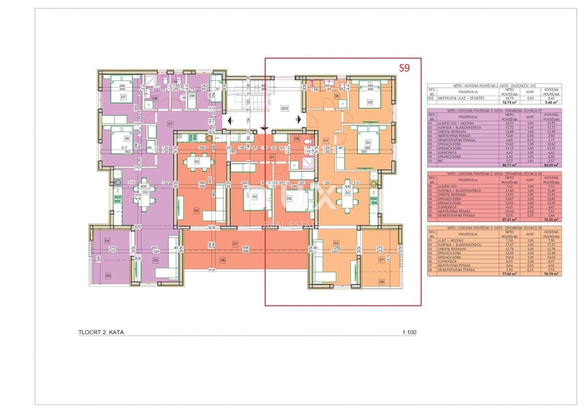 Appartamento Vodice, 77,80m2