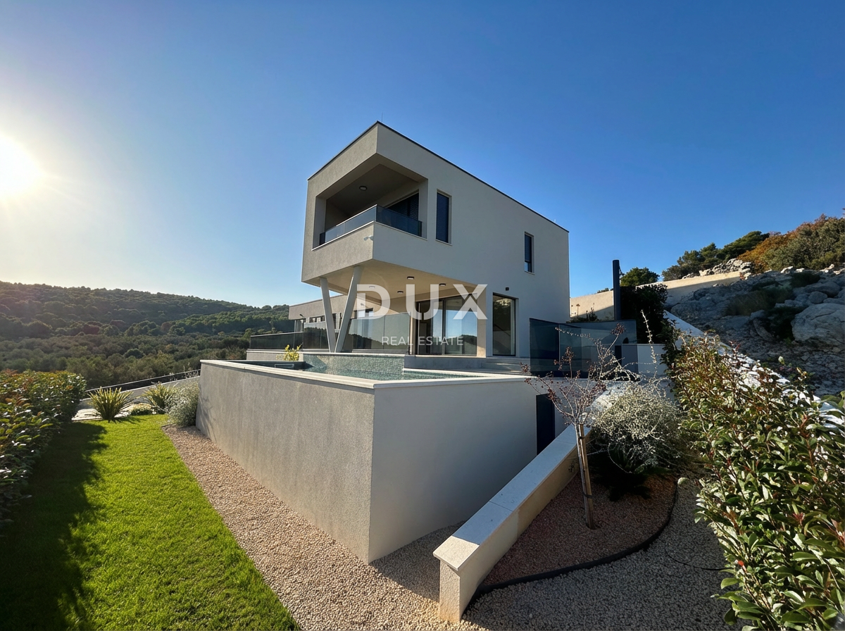 ISOLA DI MURTER, BETINA - Villa moderna con piscina e vista mare