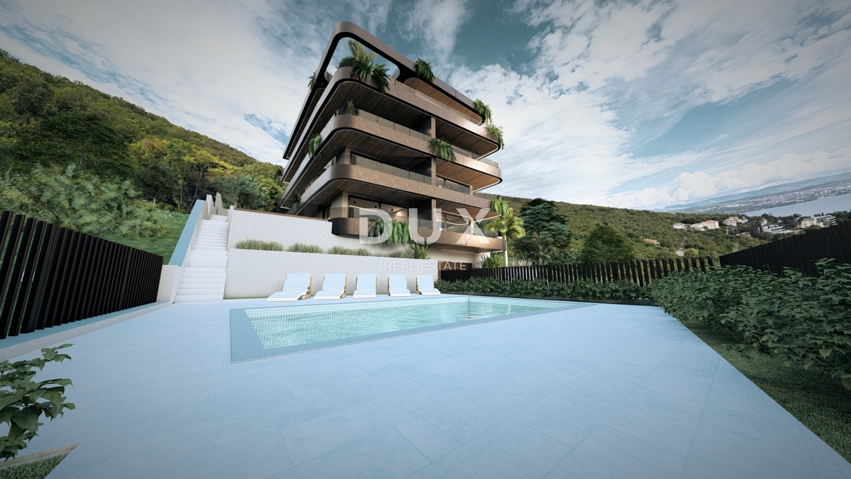 OPATIJA, IČIĆI - Elegante appartamento con giardino privato e panorama