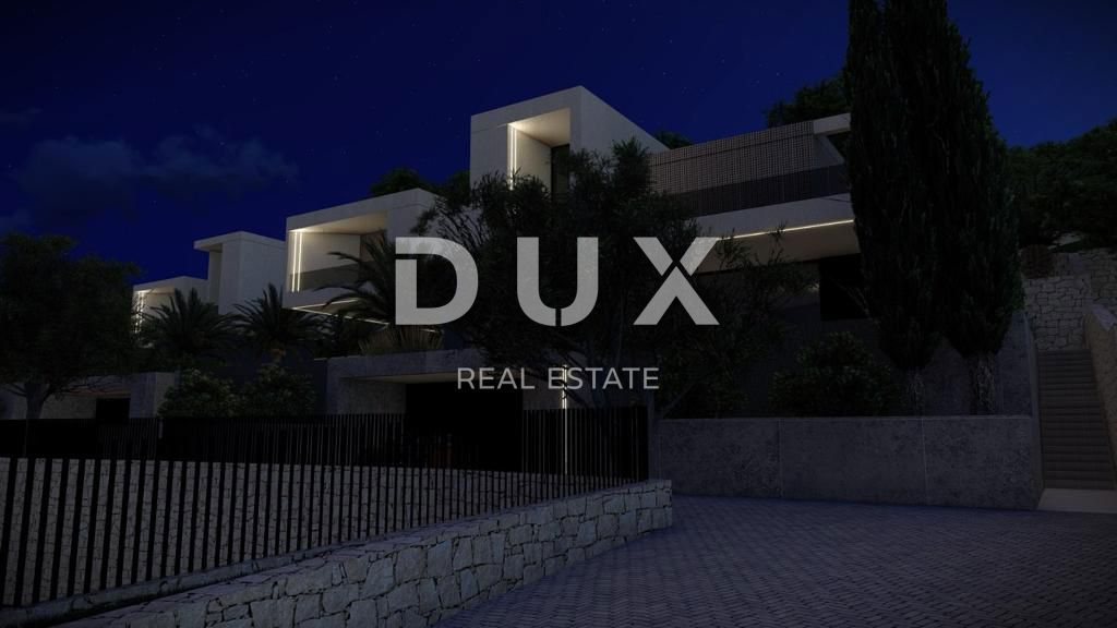 ABBAZIA, BREGI - terreno 1776m2 CON 2 PERMESSI DI LOCAZIONE!! per 2 ville esclusive con piscina e vista panoramica sul mare