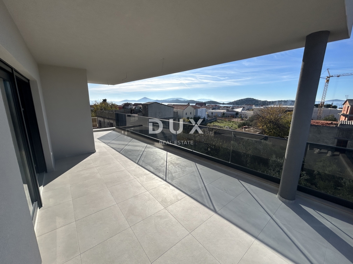 SEBENICO, TRIBUNJ – Appartamento in un nuovo edificio con vista mare! OCCASIONE!