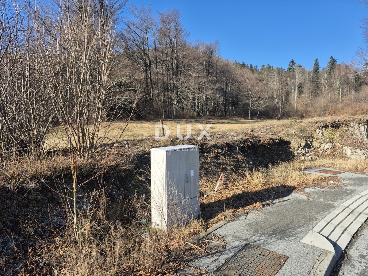 GORSKI KOTAR, FUŽINE - terreno edificabile 1213 m2 - opportunità di investimento!
