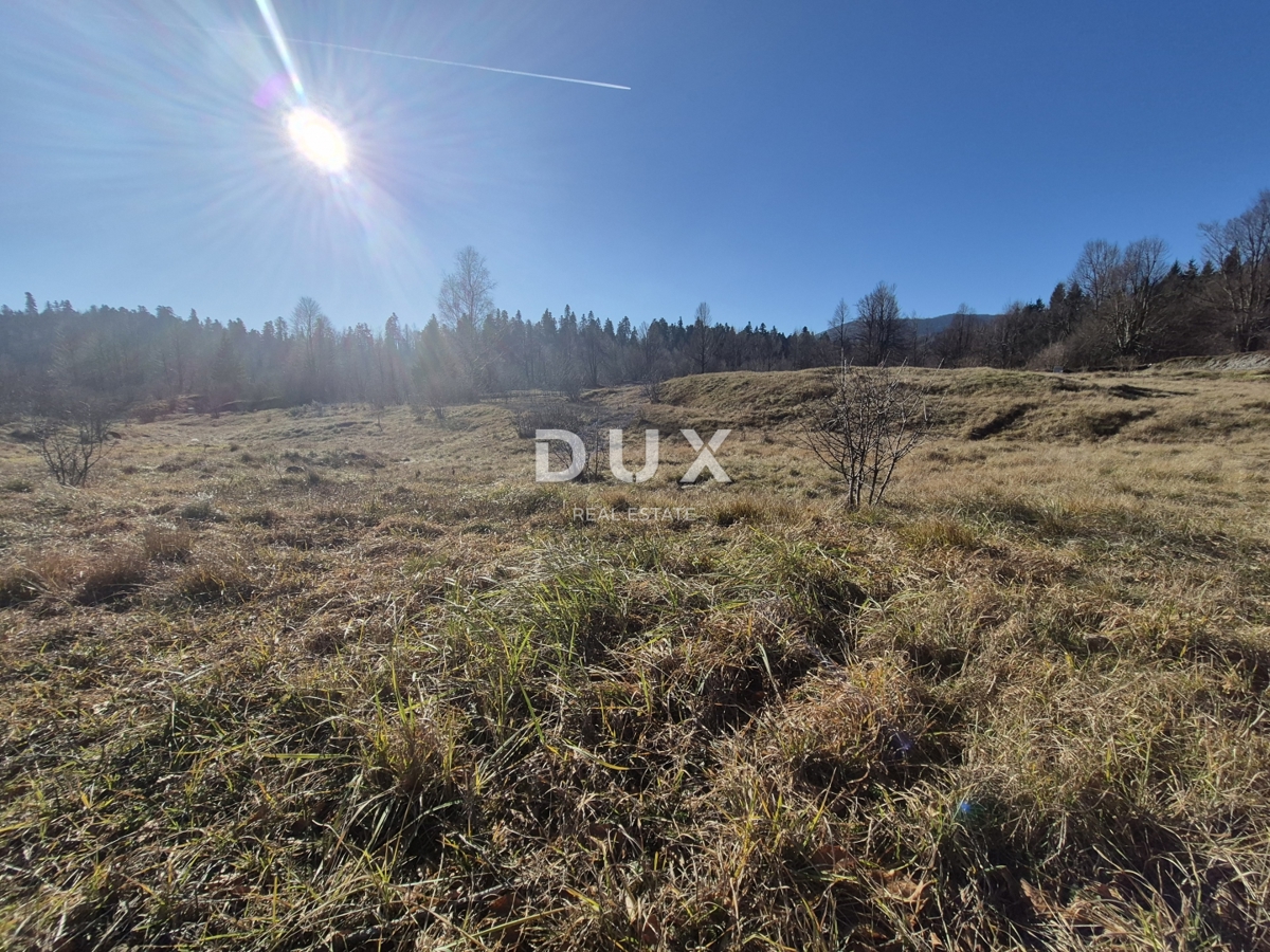 GORSKI KOTAR, FUŽINE - terreno edificabile 1213 m2 - opportunità di investimento!