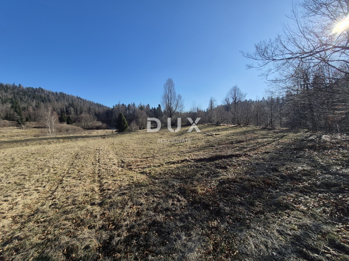GORSKI KOTAR, FUŽINE - terreno edificabile 1213 m2 - opportunità di investimento!