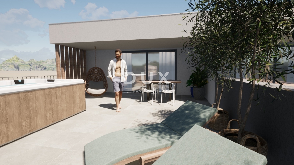 ŠIBENIK, VODICE – Appartamento al primo piano con ampia terrazza