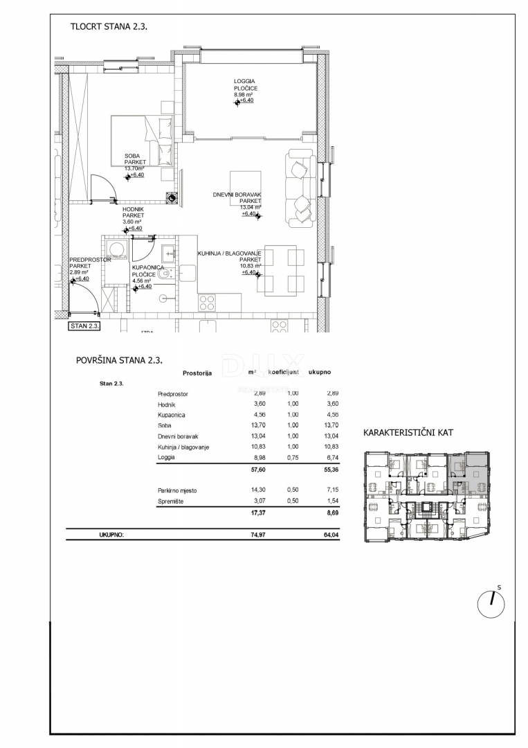 ISOLA DI CHERSO, CITTÀ DI CHERSO - splendido edificio nuovo in posizione privilegiata, proprio nel centro, a 50 metri dal mare