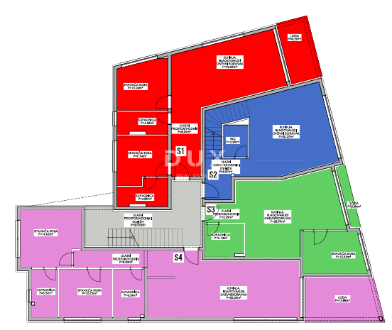 PRIVLAKA, ZADAR - S1 Nuovo edificio di lusso in seconda fila sul mare