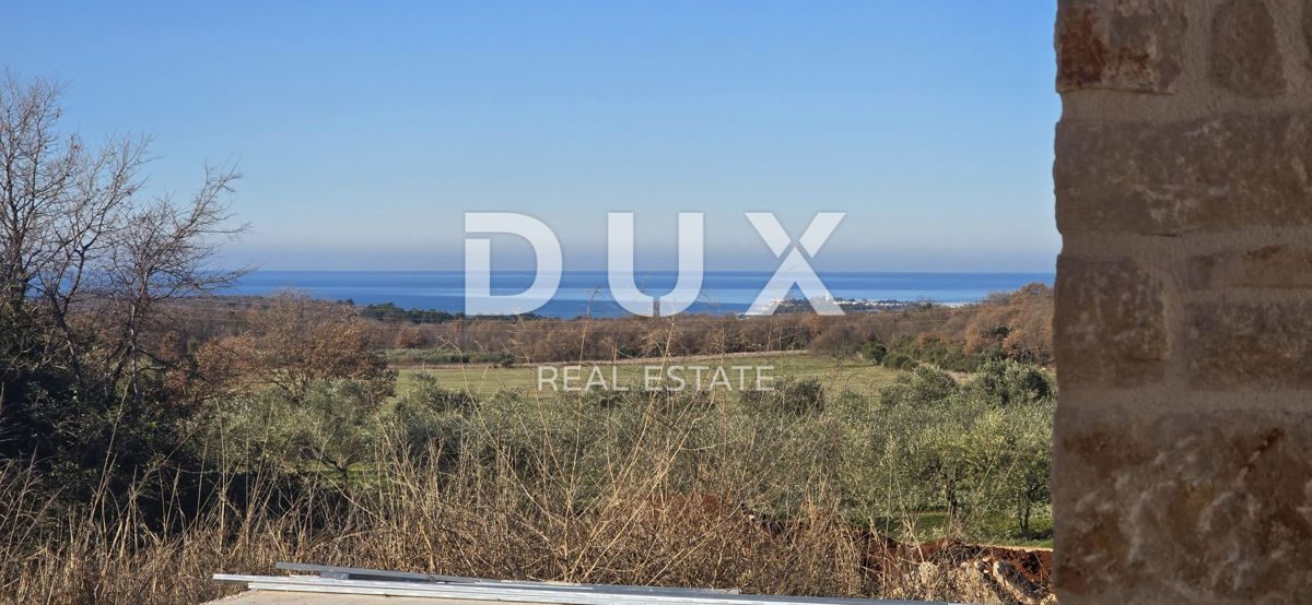 ISTRIA, KAŠTELIR - Affascinante villa in pietra con vista panoramica sul mare