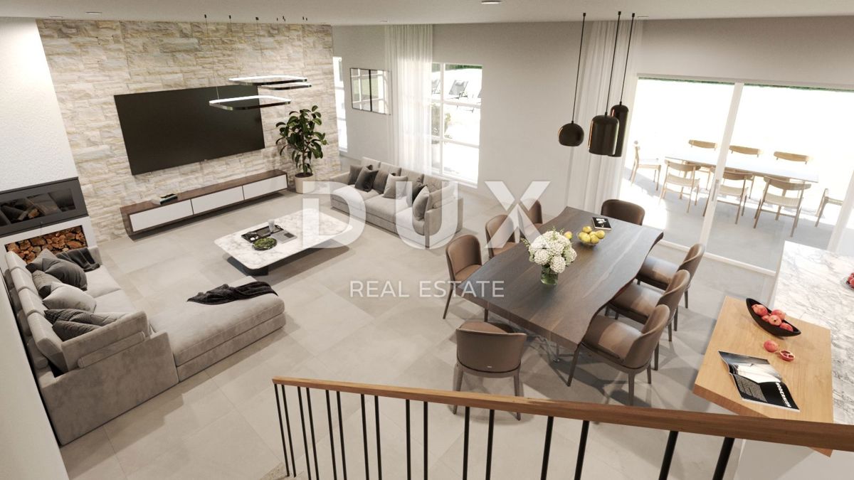 ISTRIA, KAŠTELIR - Affascinante villa in pietra con vista panoramica sul mare