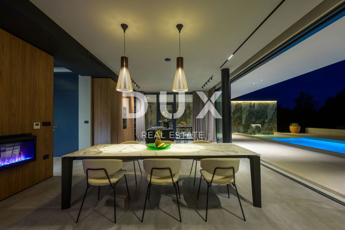 ISTRIA, GROŽNJAN - Villa di design di nuova costruzione con completa privacy, immersa nel verde con una splendida vista