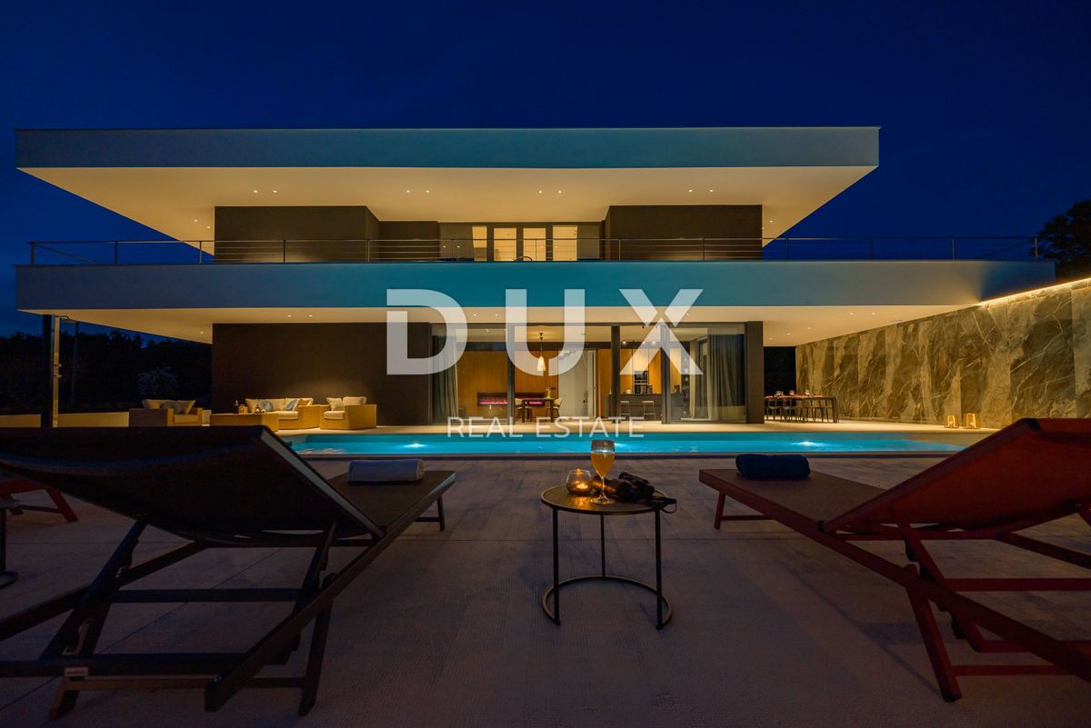 ISTRIA, GROŽNJAN - Villa di design di nuova costruzione con completa privacy, immersa nel verde con una splendida vista