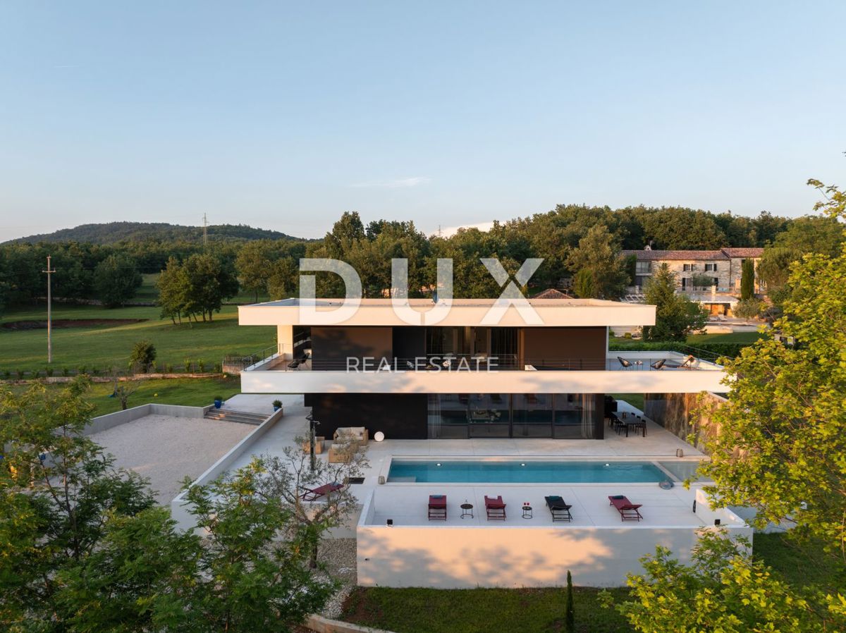 ISTRIA, GROŽNJAN - Villa di design di nuova costruzione con completa privacy, immersa nel verde con una splendida vista