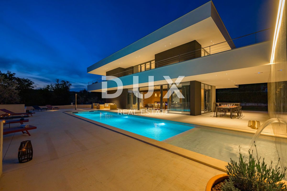 ISTRIA, GROŽNJAN - Villa di design di nuova costruzione con completa privacy, immersa nel verde con una splendida vista