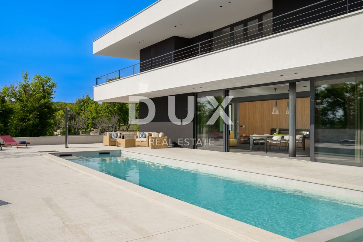 ISTRIA, GROŽNJAN - Villa di design di nuova costruzione con completa privacy, immersa nel verde con una splendida vista