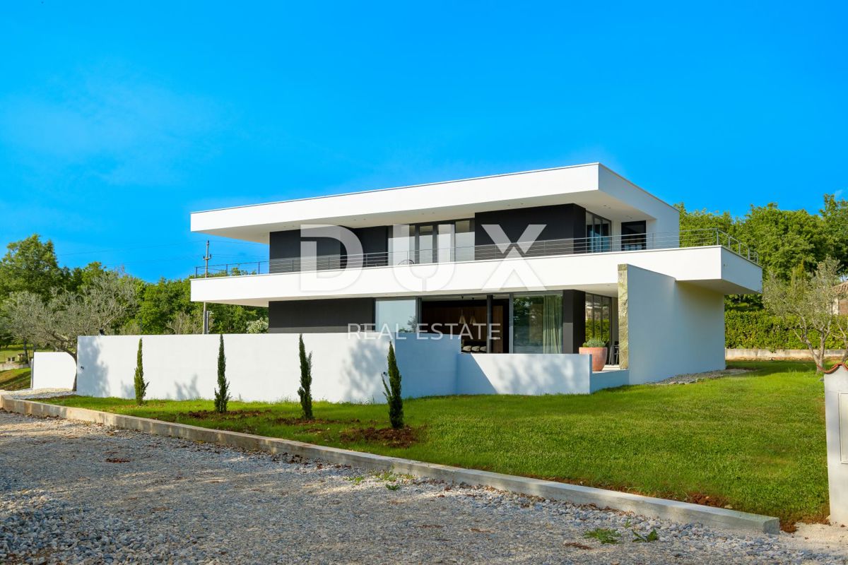 ISTRIA, GROŽNJAN - Villa di design di nuova costruzione con completa privacy, immersa nel verde con una splendida vista