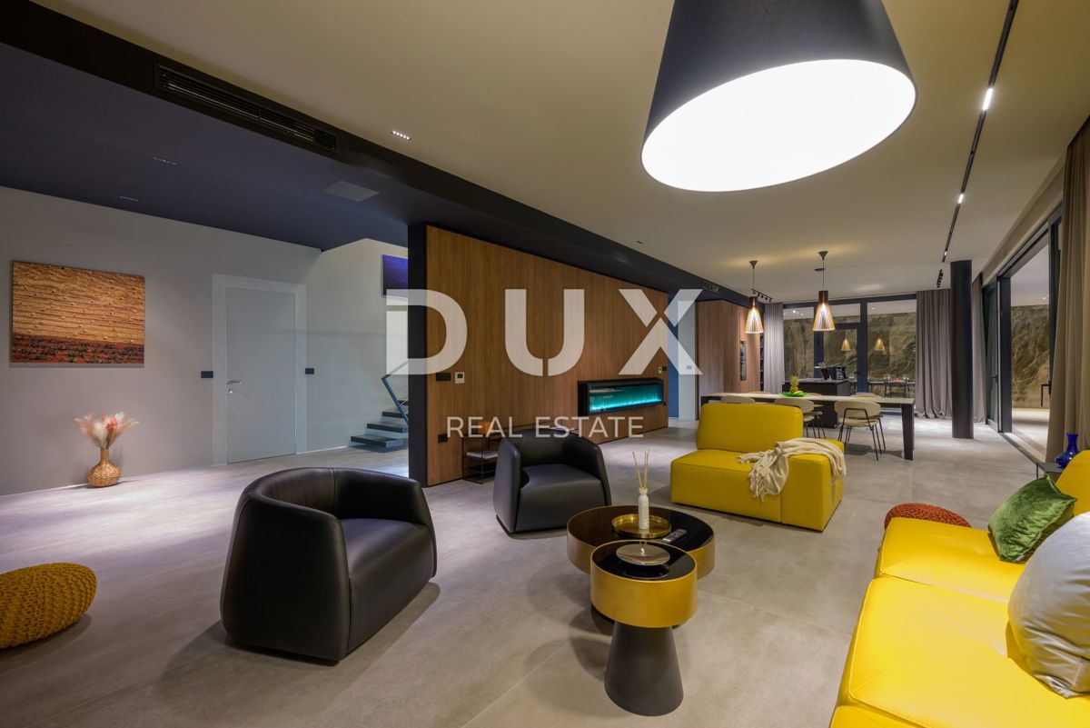 ISTRIA, GROŽNJAN - Villa di design di nuova costruzione con completa privacy, immersa nel verde con una splendida vista