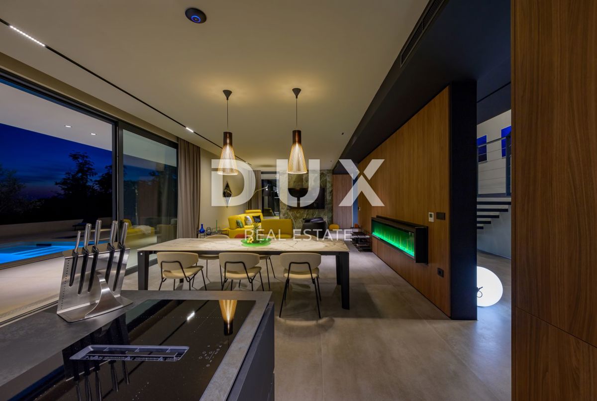 ISTRIA, GROŽNJAN - Villa di design di nuova costruzione con completa privacy, immersa nel verde con una splendida vista