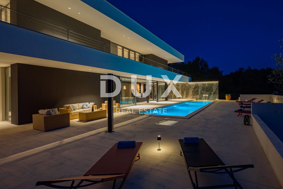 ISTRIA, GROŽNJAN - Villa di design di nuova costruzione con completa privacy, immersa nel verde con una splendida vista