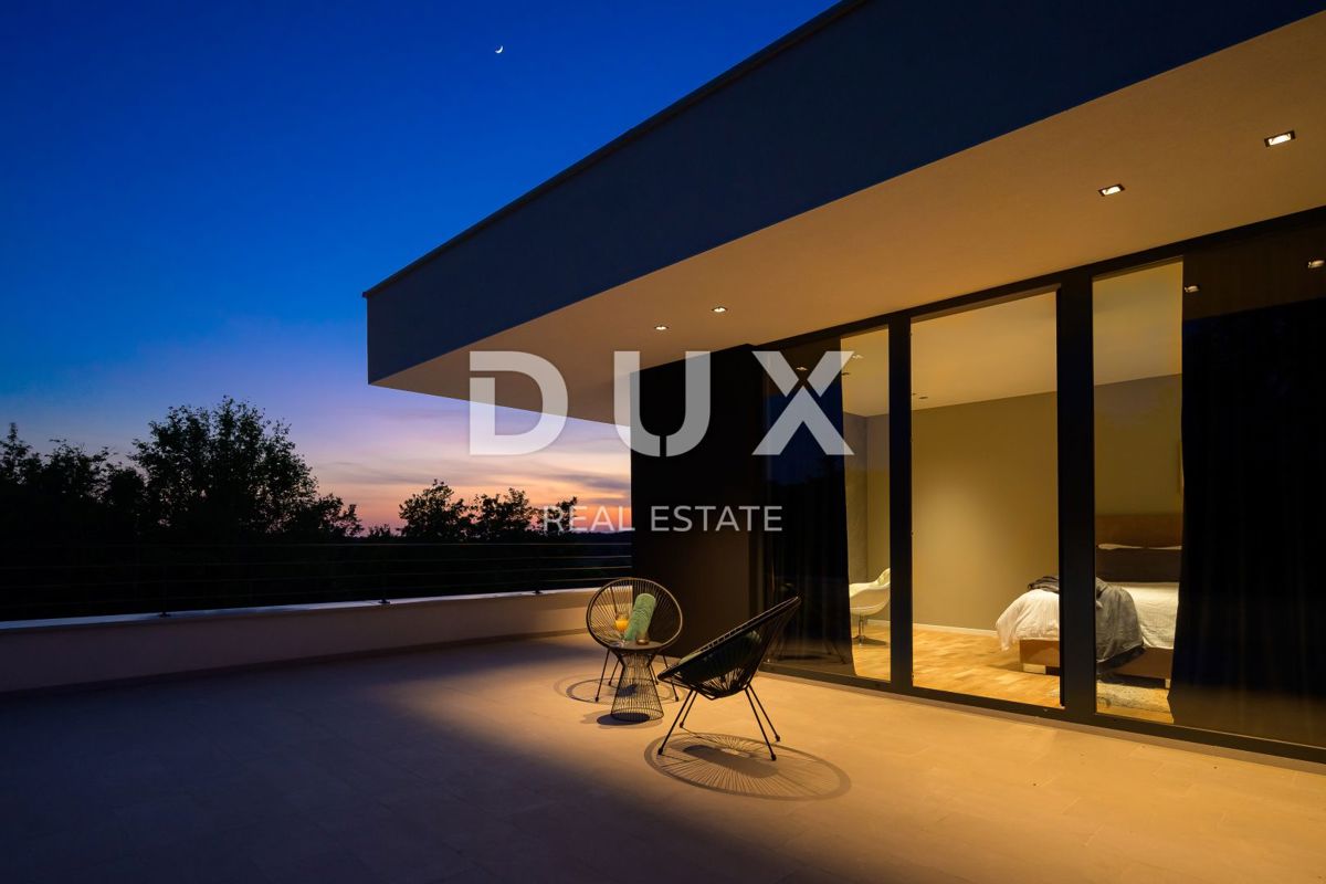 ISTRIA, GROŽNJAN - Villa di design di nuova costruzione con completa privacy, immersa nel verde con una splendida vista