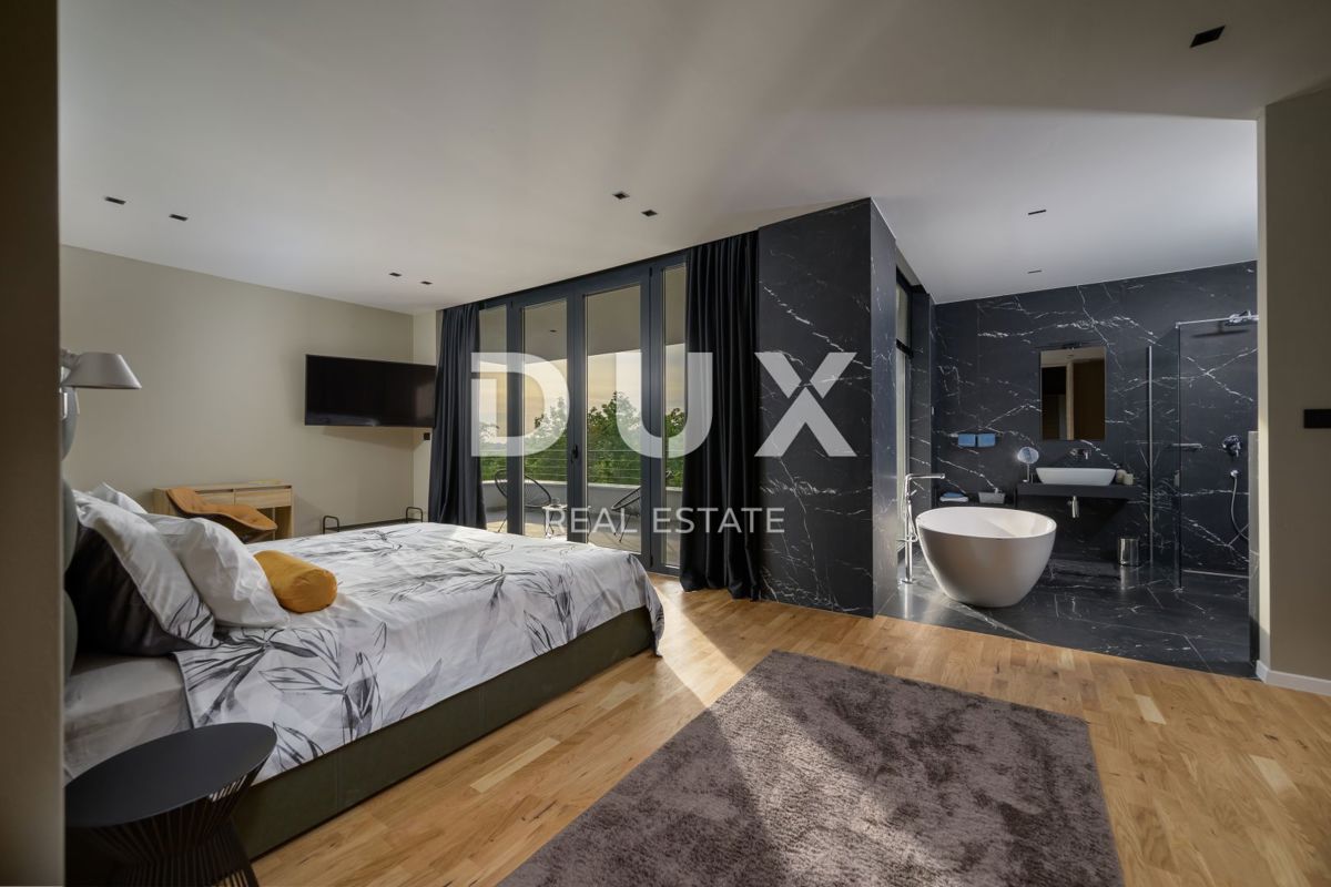 ISTRIA, GROŽNJAN - Villa di design di nuova costruzione con completa privacy, immersa nel verde con una splendida vista