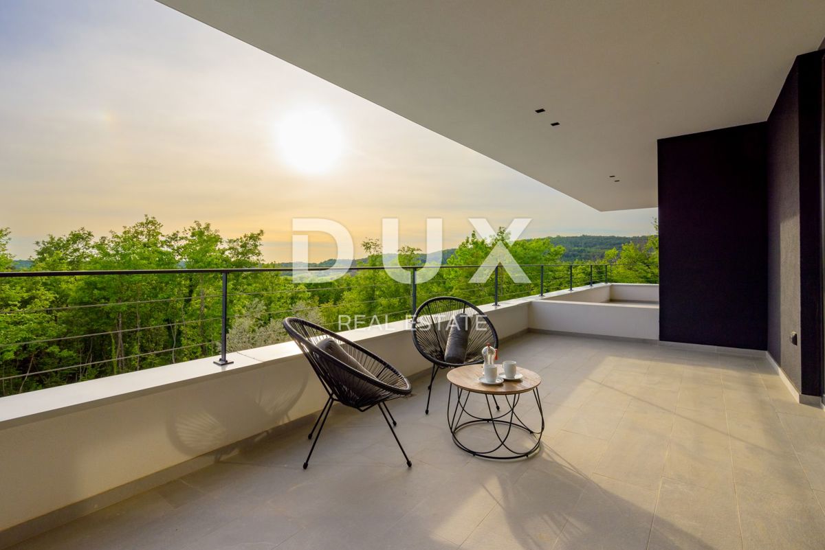 ISTRIA, GROŽNJAN - Villa di design di nuova costruzione con completa privacy, immersa nel verde con una splendida vista