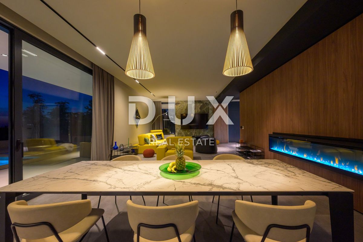 ISTRIA, GROŽNJAN - Villa di design di nuova costruzione con completa privacy, immersa nel verde con una splendida vista