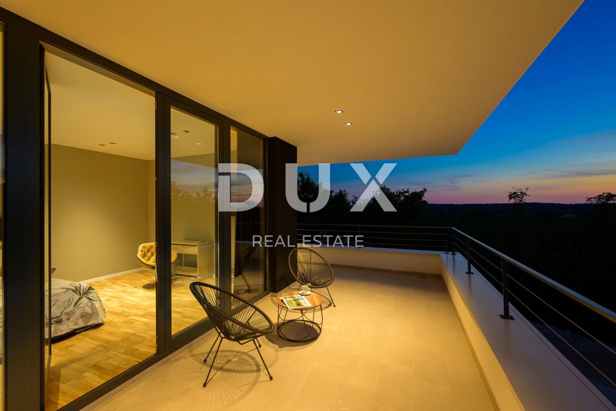 ISTRIA, GROŽNJAN - Villa di design di nuova costruzione con completa privacy, immersa nel verde con una splendida vista