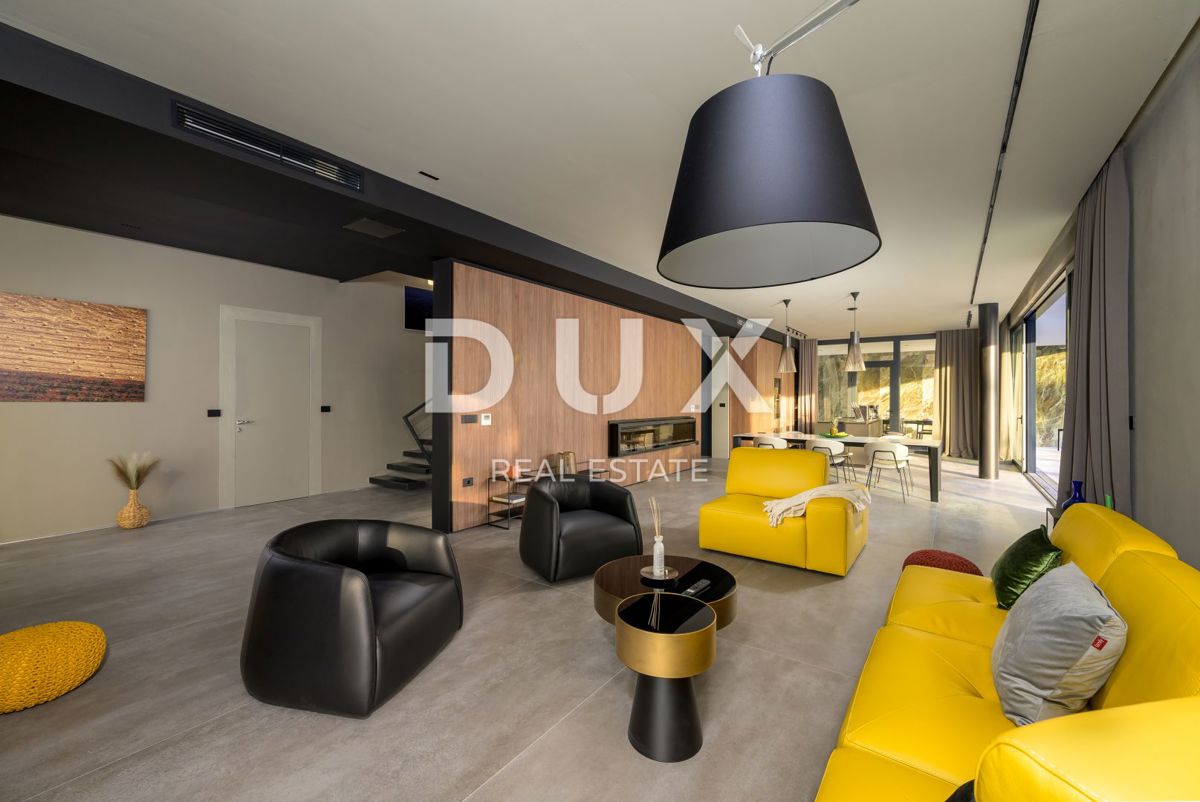 ISTRIA, GROŽNJAN - Villa di design di nuova costruzione con completa privacy, immersa nel verde con una splendida vista