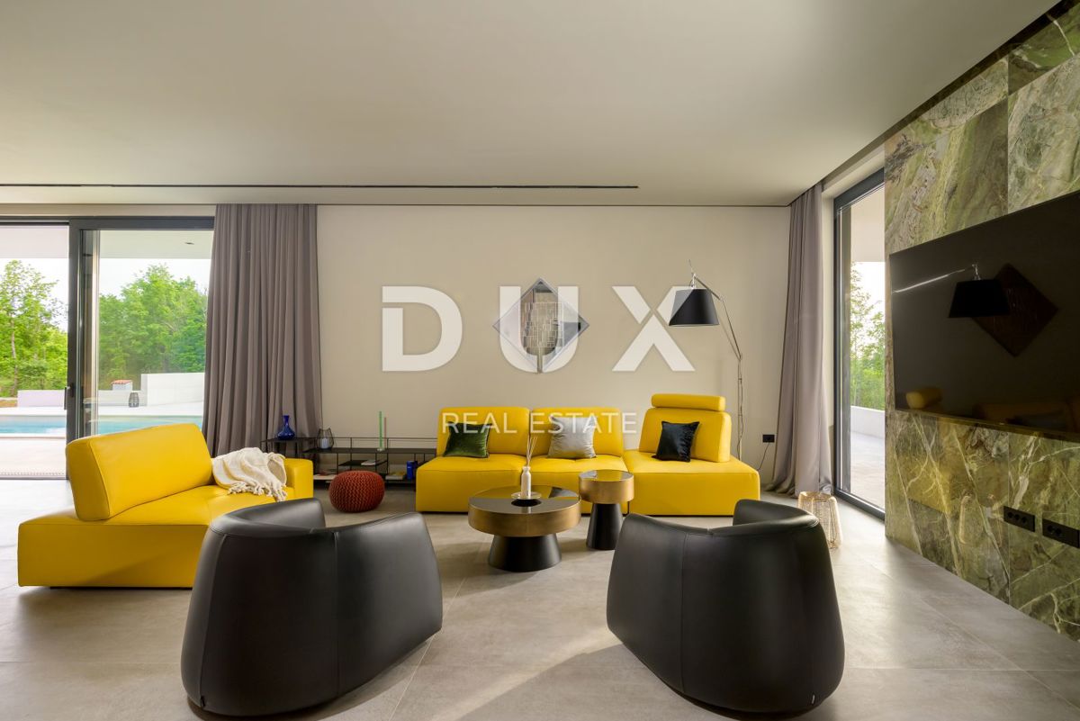 ISTRIA, GROŽNJAN - Villa di design di nuova costruzione con completa privacy, immersa nel verde con una splendida vista