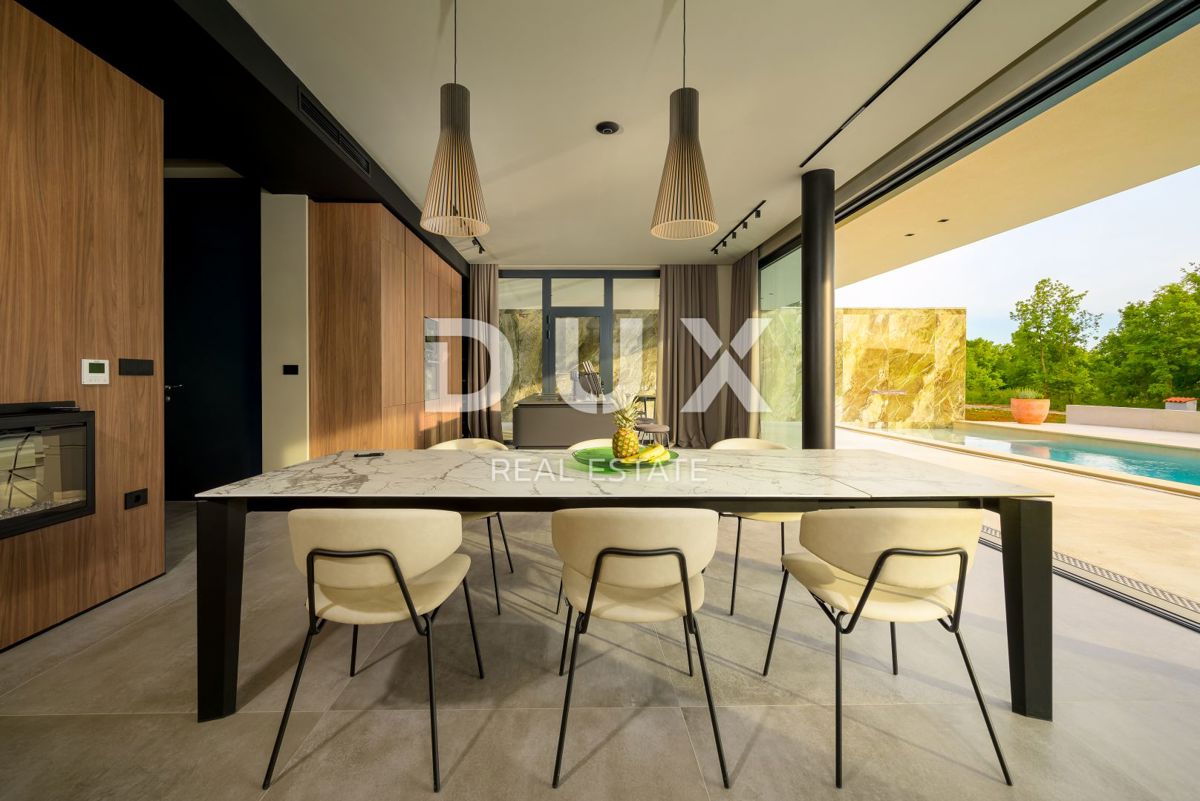 ISTRIA, GROŽNJAN - Villa di design di nuova costruzione con completa privacy, immersa nel verde con una splendida vista