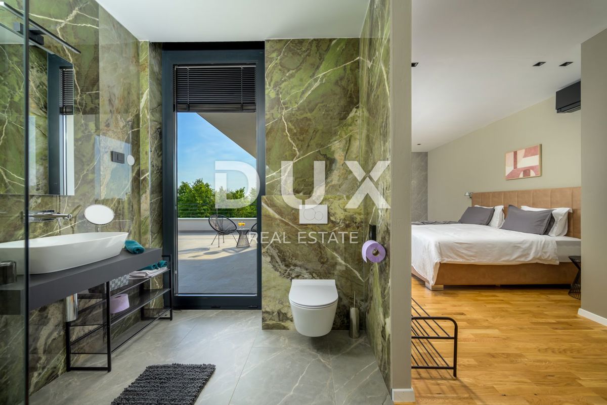 ISTRIA, GROŽNJAN - Villa di design di nuova costruzione con completa privacy, immersa nel verde con una splendida vista