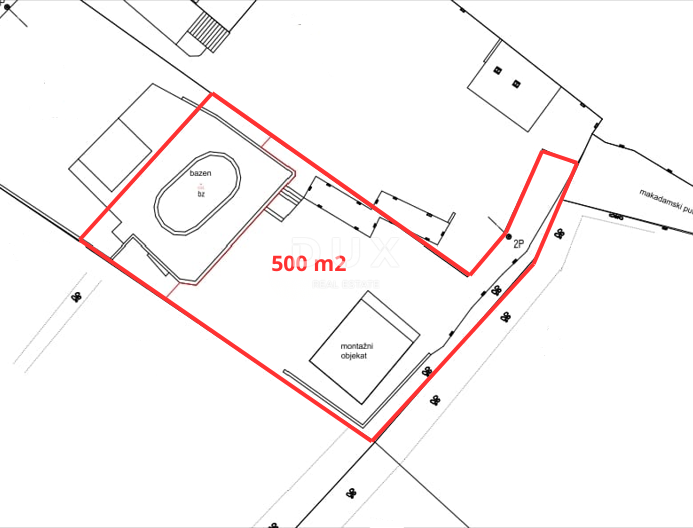 ŠIBENIK, BILICE – Terreno edificabile 402m², pronto per la costruzione