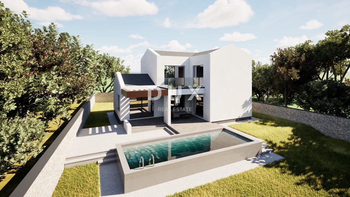 ISTRIA, ŽMINJ - Terreno edificabile 660 m2 con permesso di costruire