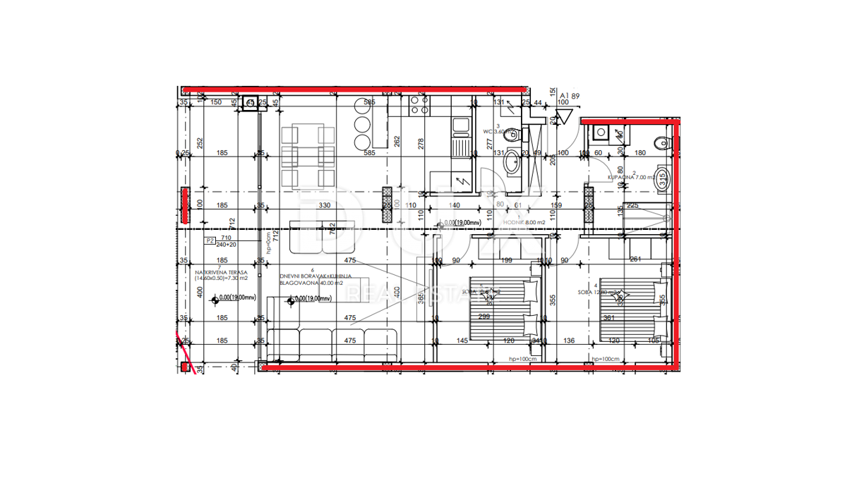 Appartamento Veli vrh, Pula, 89,30m2