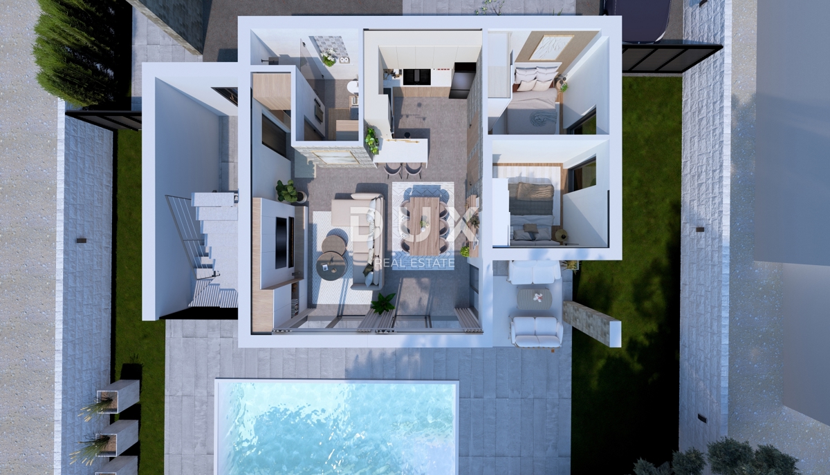 ZADAR, PETRČANE - Nuova costruzione 2a fila al mare! Punta Skala! S1