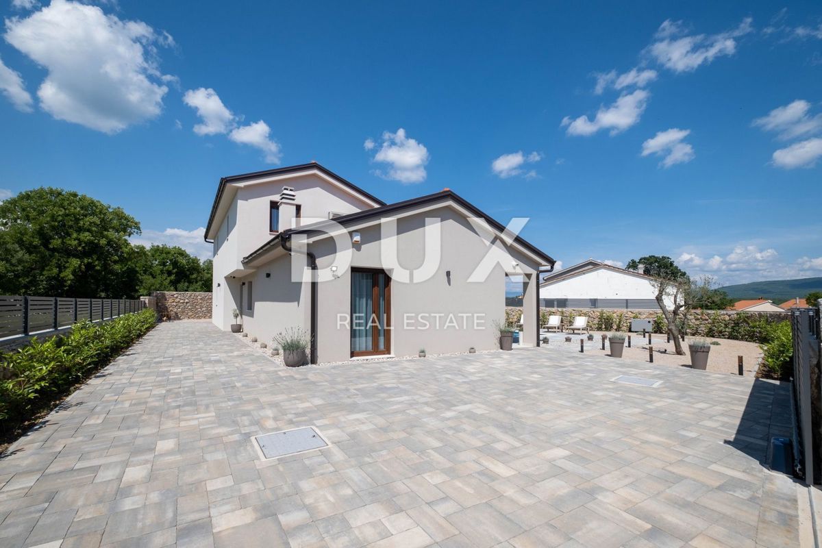 ISOLA DI KRK, dintorni della città di Krk - Villa di lusso in un nuovo edificio in una posizione tranquilla