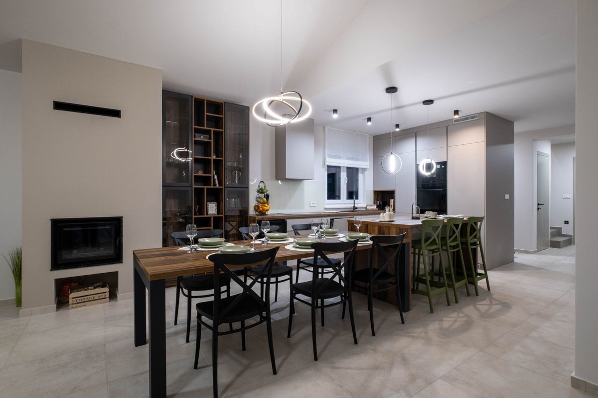 ISOLA DI KRK, dintorni della città di Krk - Villa di lusso in un nuovo edificio in una posizione tranquilla